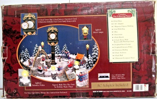 HAPPY WINTER HOLIDAY "WALK IN THE PARK" ~ (GIFT SET) ~ LIGHTED & ANIMATED !!! - Picture 22 of 24