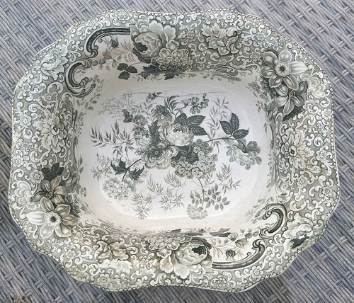 Antique Staffordshire Transferware Part Dinner Service Arabesque Pattern c. 1830 - Picture 9 of 24