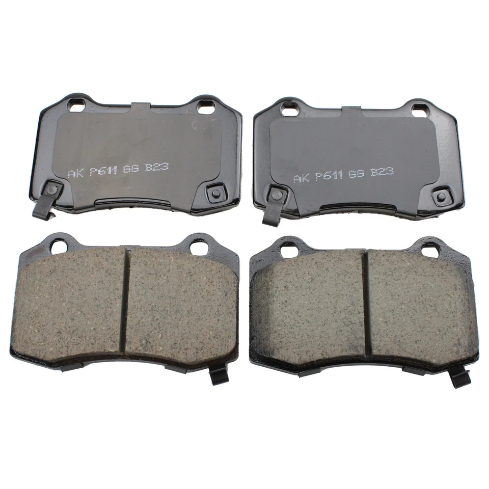 Комплект задних тормозных колодок Akebono Performance для Caddy Chevy 300 Dodge Jeep Hyundai - Изображение 2 из 4