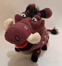 The Lion King Broadway 9" Pumbaa The Warthog Disney Soft Toy Plush VGC