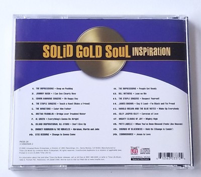 Solid Gold Soul Inspiration Al Green Aretha James Brown CD Time