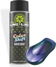 LiME LiNE Automotive Basecoat Spray Paint - Purple + Red + Green - 14 Oz
