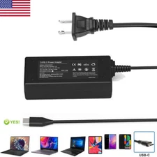 FOR Dell LA65NM190 AC Adapter Laptop Charger HA65NM190 65W USB Type C 2In1 New