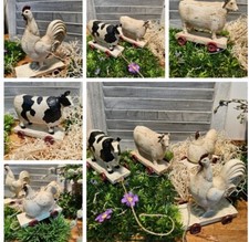 Clayre & Eef Nostalgische Tiere auf Rädern  ...