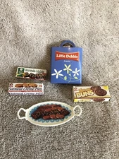 Mattel Little Debbie Barbie Bag & Boxes Food Accessories And Serving Tray 1995