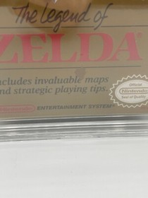 Die Legende von Zelda 9.0 B+ versiegelt [Oval SOQ R] NES Nintendo WATA nicht VGA