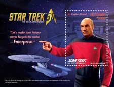 Guyana 2016 - Star Trek Next Generation - Souvenir Stamp Sheet Scott #44