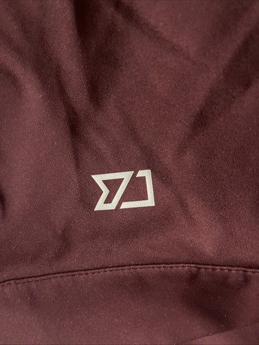 Cutter & Buck CB Windbreaker Jacket Men’s Large Full Zip Maroon Grey Golf New - Picture 8 of 17