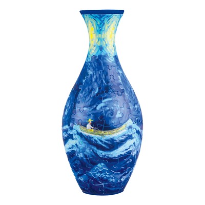 3D Puzzle für Erwachsene 160 Teile 3D Puzzle Vase für Blumen einzigartige Kunst