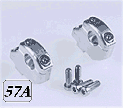 Yamaha V-Max vmax vmx v-max 1200 'Rise-up' Aluminuim Handlebar Risers (pair) - Picture 1 of 1