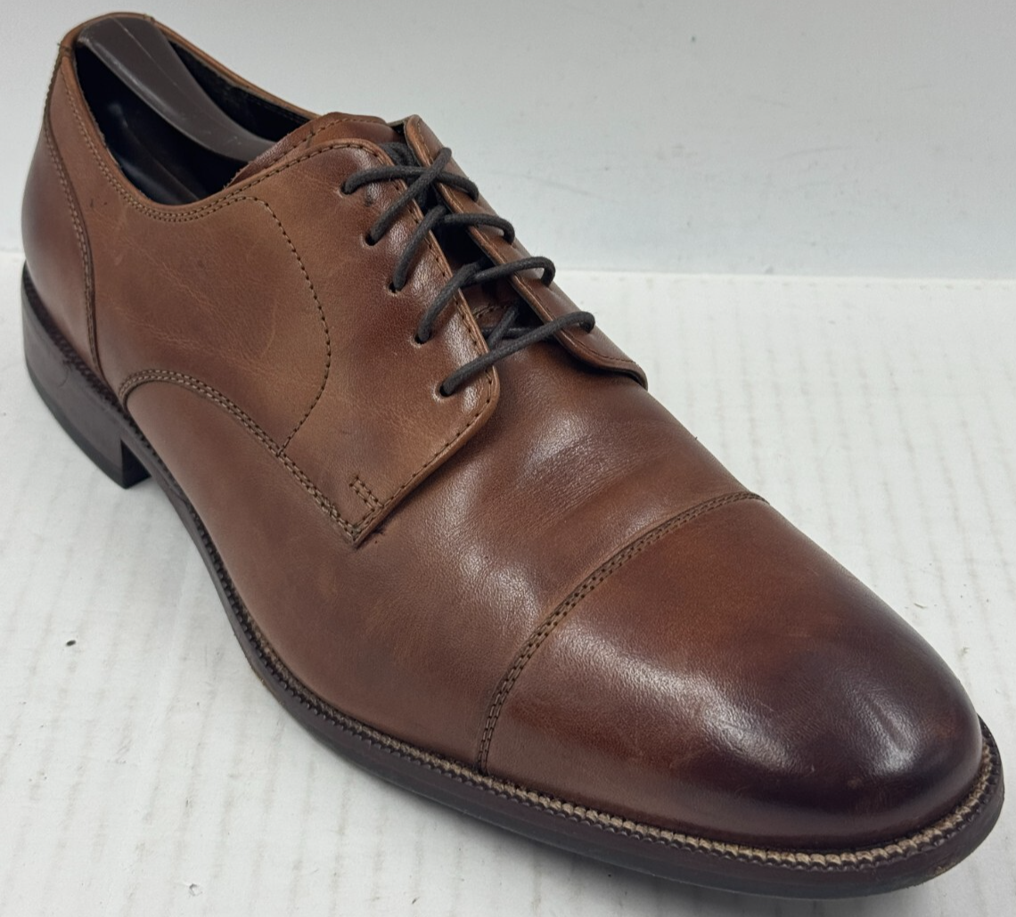 SAOLA Scarpe eleganti uomo Cole Haan Benton II 10 5 marrone pelle berretto Oxford C24120
