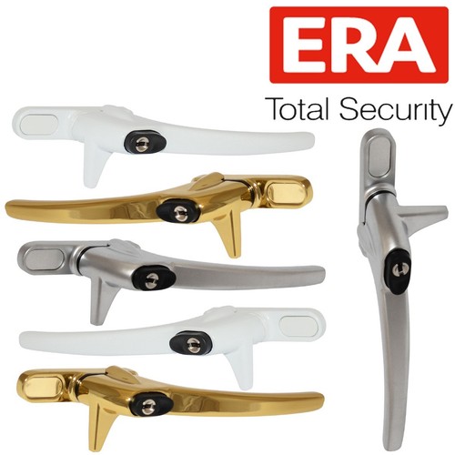 ERA UPVC Cockspur Window Locking Handle & Key Double Glazing Lock 21mm