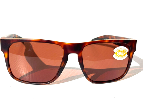 NEW Costa Del Mar SPEARO Matte Tortoise POLARIZED Copper 580P Sunglass SPO 191 - Picture 9 of 17