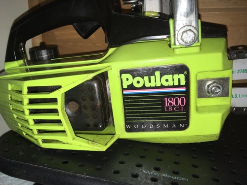 Very clean Poulan 1800 Woodsman Chainsaw w/oregon bar and chain! - Picture 5 of 10
