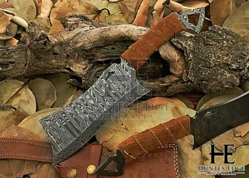 Leather Handle Bowie Collectable Fixed Blade Knives