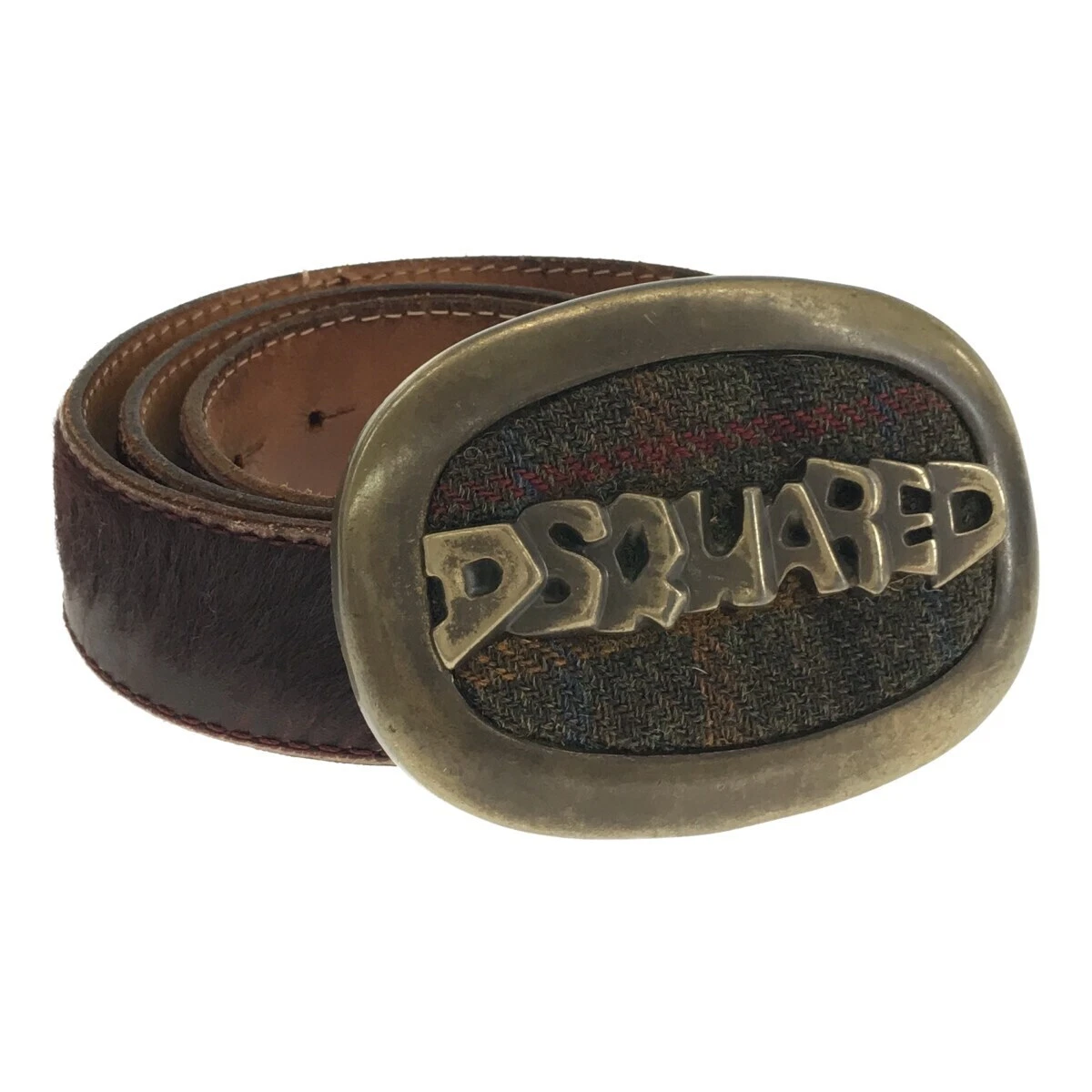 Dsquared2 Dsquared Harako Purple Buckle Belt Leather Brown Men&