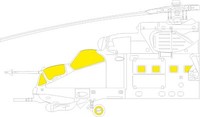 MW22 Eduard EX1071 MI-24P 1/48 Mask For Trumpeter