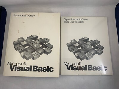 Microsoft Visual Basic Programmer's Guide & Crystal Reports Manual VTG 1995