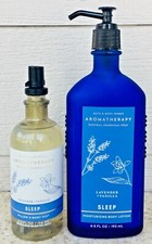 2 Sleep LAVENDER VANILLA Body Lotion  Pillow  Body Mist SET of 2