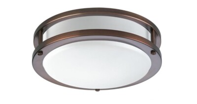 Progress Lighting P7249-174EBWB Flushmount 1-Light Urban Bronze Modern Any Room!