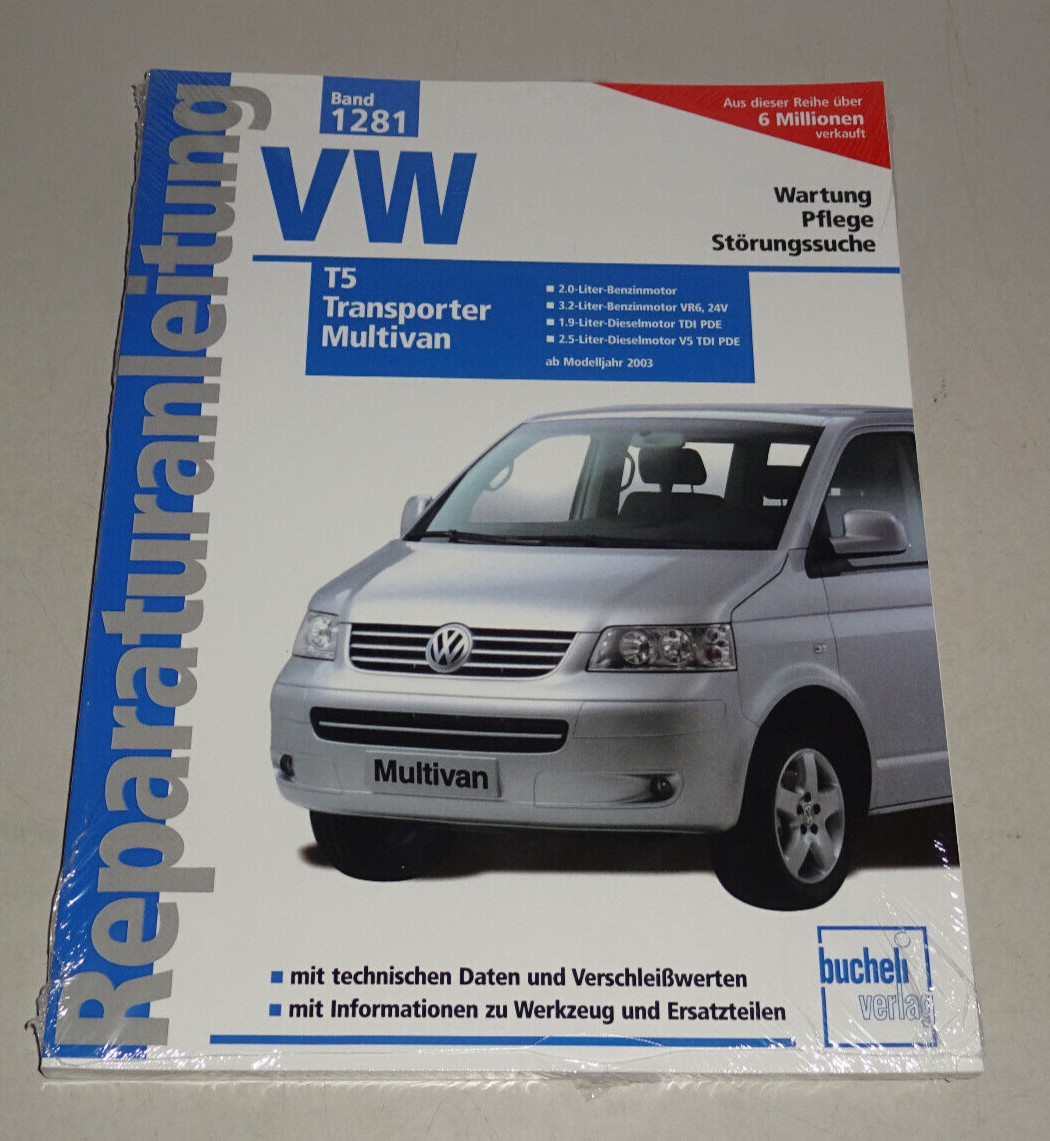 Repair Manual - VW T5 Transporter Multivan 7H / 7E - From Year 2003