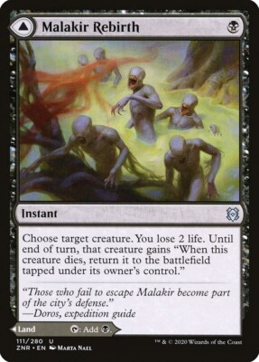 #ad #ad Malakir Rebirth 111 280 Non Foil Uncommon Zendikar Rising MTG Near Mint $8.99