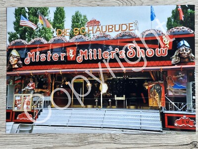 XXL Foto MISTER MILLER'S SHOW Schaubude 1995 - Kirmes Schausteller Modellbau