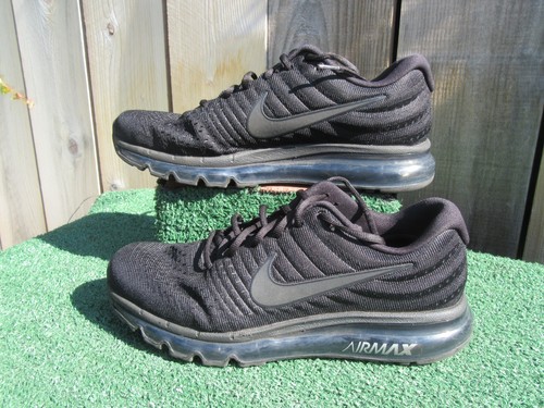 Nike Air Max 2017 Triple Schwarz Herren Sneaker Schuhe Größe 10 849559-004 - Bild 2 von 8