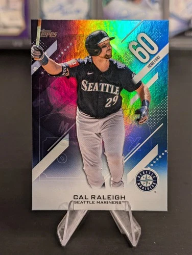 2026 Topps Series 2 Crooked Numbers - Cal Raleigh #CN-5 - Mariners - Ships Now - Picture 1 of 2