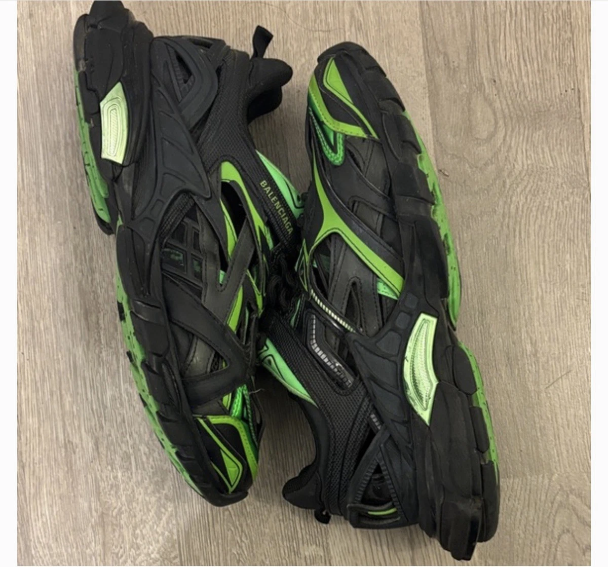 Balenciaga Track.2 Trainer Black Yellow Green for sale | eBay