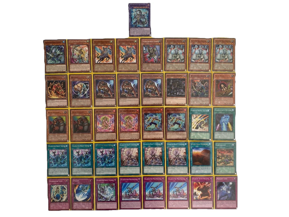 yugioh gladiator deck Yugioh Gladiator Beast Deck for sale
