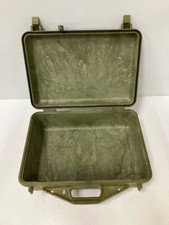 Vintage Pelican Case Camo Green w/o Interior Foam Padding - READ