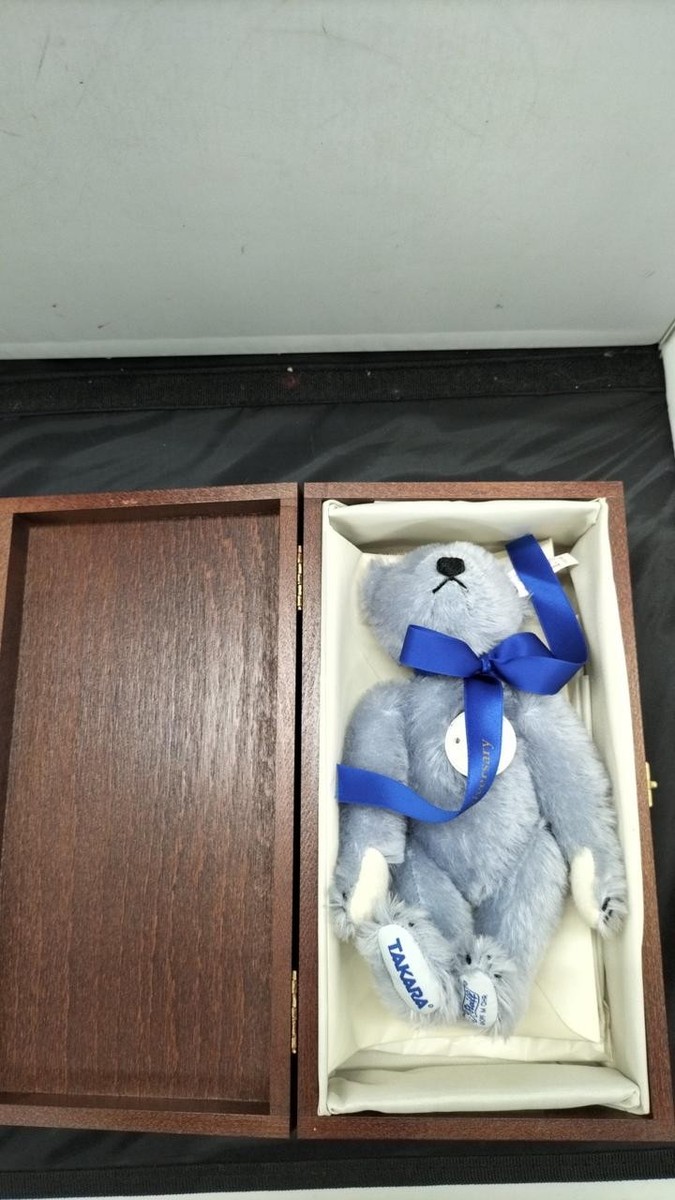 STEIFF-TAKARA シュタイフ-タカラ10周年記念タカラ 青いテディベア