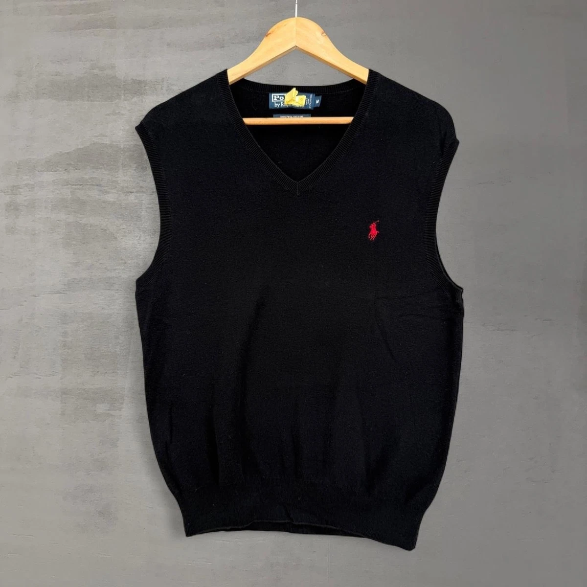 Cotton Vest Black Sweaters for Men for sale | eBay