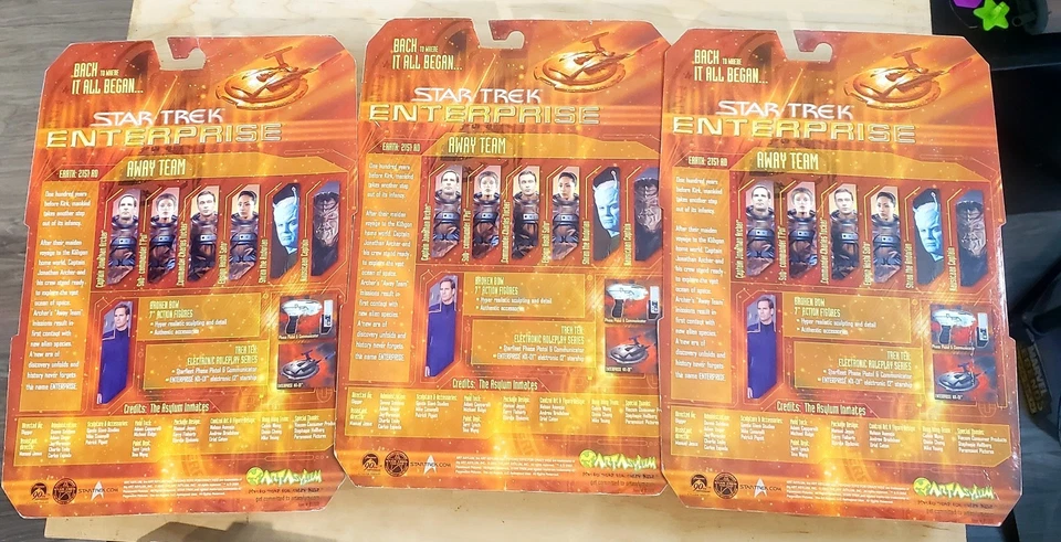Art Asylum Star Trek Enterprise Away Team conjunto de 4 Foto 2 de 2