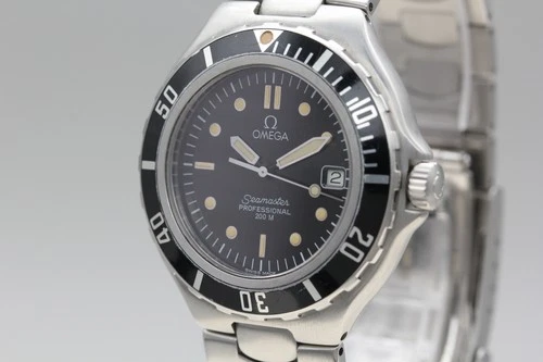 Vintage 1989 Near MINT OMEGA Seamaster Pro 200m Cal.1438 Quartz 36mm Men's Watch