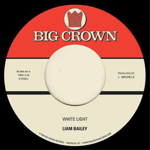 Liam Bailey White Light/Cold & Clear (винил) 7-й сингл (ИМПОРТ ИЗ Великобритании)