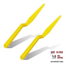 Car Window Tint Squeegee Tool, Flexible Plastic Long Handle Shank Vinyl 2PCS
