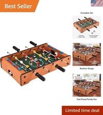 Mainstreet Classics 20-Inch Table Top Foosball/Soccer Game, Brown