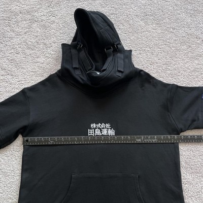 11BBS DUSK Boris Bidjan Saberi Ninja Buckle Detail Hoodie Mens