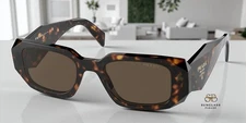 PRADA PR 17WS 2AU8C1 Tortoise Brown 49 mm Women's Sunglasses