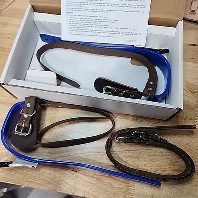 Buckingham Pole Climbing Spikes Gaffs, SB94059A Case Of Complete