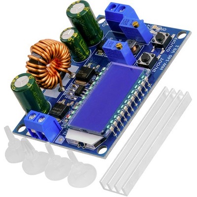 Buck Boost DC-DC Converter HW-140 Step-Up Step-Down LCD 3A 5.5V 0.5V 30V Arduino