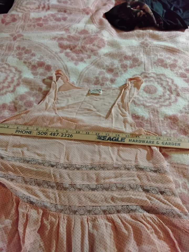 Nuevo con etiquetas Vestido túnica Free People Slip Voile Trapecio Foto 4 de 4