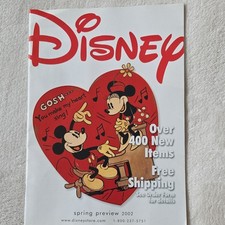 Disney Spring Preview 2002 Catalog Mickey & M...