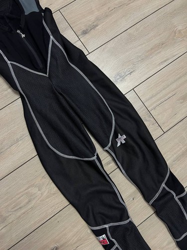 Assos Prosline Air Block Vintage Thermal Tights Size M Black Cycling Racing - Picture 7 of 11