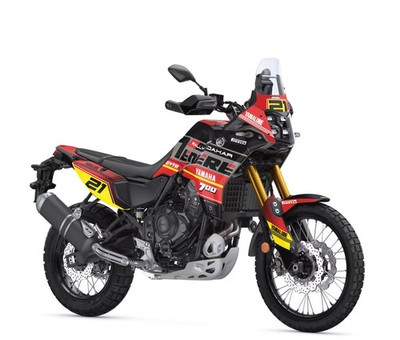 Grafik Kit Deko für Yamaha Tènèrè 700 2025 rot gelb