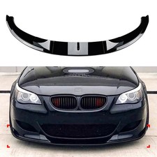 Front Bumper Spoiler Lip Body Kit For Bmw 5 Series E60 E61 M5 2004 2006-10 Black
