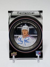 2025-26 NY RANGERS CENTENNIAL  STEVE LARMER PIT-SL SSP AUTO