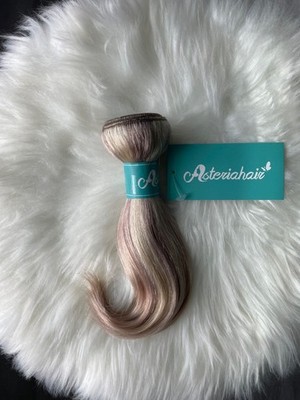 8'' 613 Platinum Ash Blonde Straight Human Hair 6 Bundles with 13x4 HD Closure